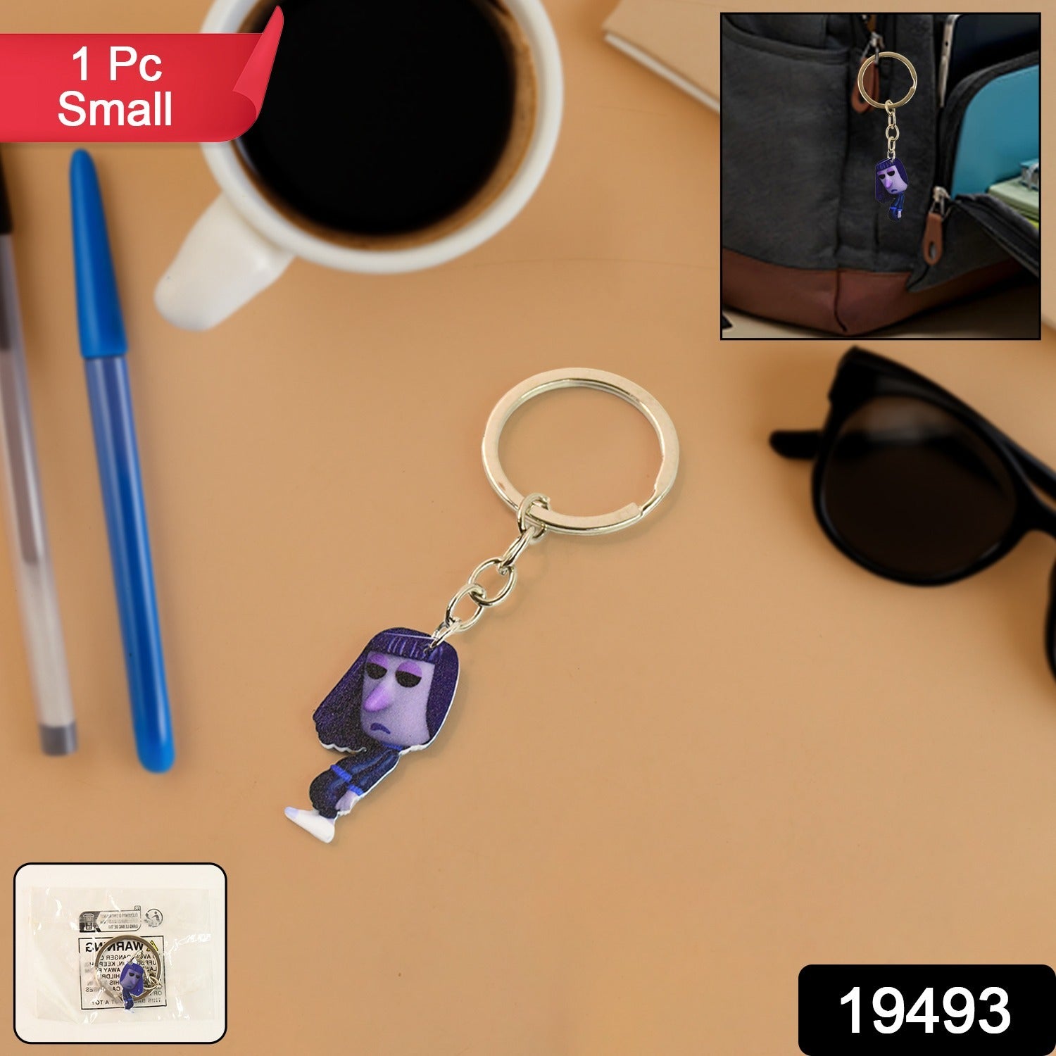 Mini Soft PVC Cartoon Keychain  Mini Soft PVC Cartoon Keychain